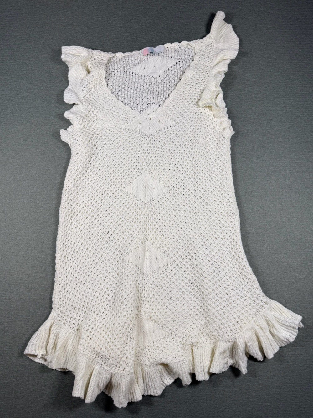 Free People Cream Beach Cover Up